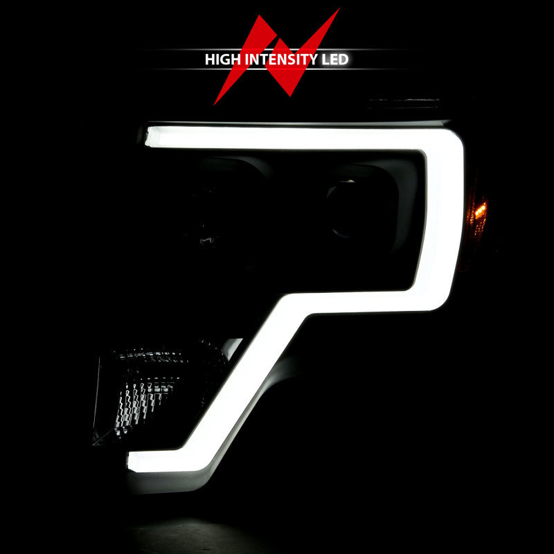 09-14 Ford F-150 ANZO 111443 Projector Light Bar H.L Black Amber