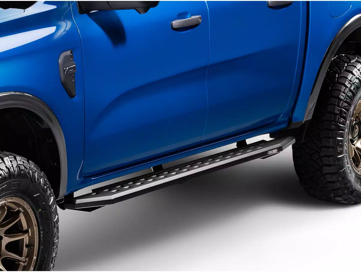 19-25 Ford Ranger CrewCab 4DR Go Rhino 69036880SPC RB20 Slim Running Boards Kit (Incl. Brackets) - Tex. Blk