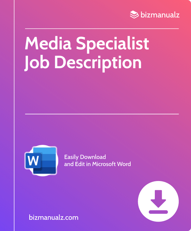 Media Specialist Job Description | JD0830