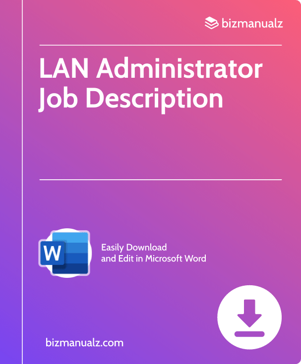 LAN Administrator Job Description | JD0710