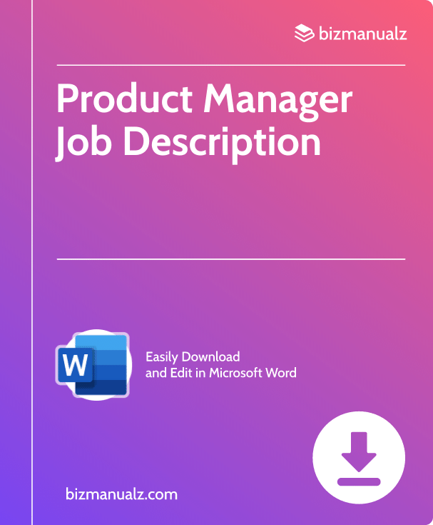 Product Manager Job Description | JD0960