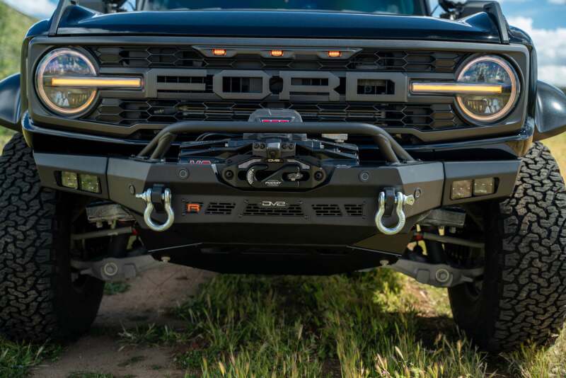 22-26 Ford Bronco Raptor DV8 Offroad FBFR-01 Spec Series Winch Front Bumper