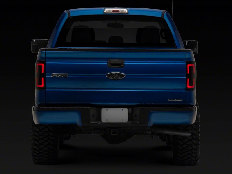 09-14 Ford F-150 Raxiom T565679 Styleside Axial Series LED Tail Lights w/ Halo- Blk Housing (Smoked Lens)