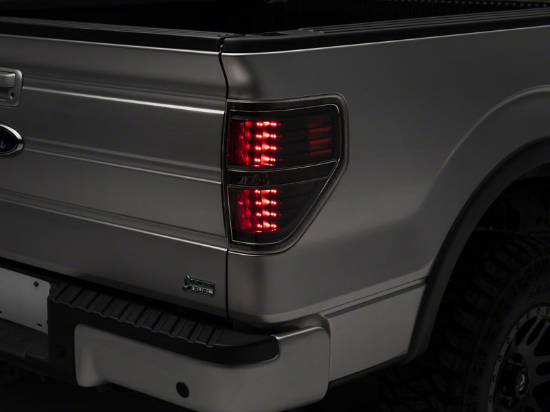 09-14 Ford F-150 Raxiom T542842 Styleside LED Tail Lights- Blk Housing (Clear Lens)