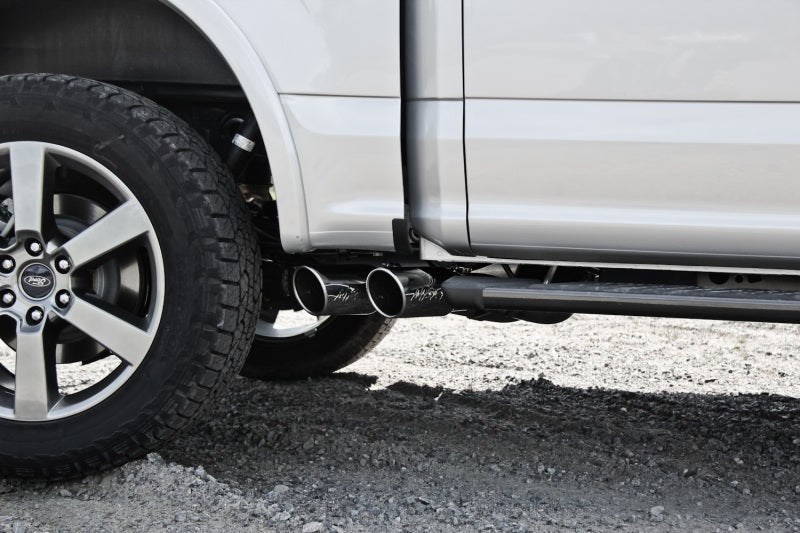 15-20 Ford F-150 V8 5.0L / V6 2.7L & 3.5L Ecoboost MBRP S5260409 3" Cat Back Single Side Pre-Axle Dual Outlet Exhaust