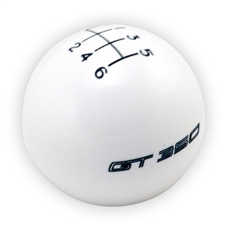 15-20 Ford Mustang GT350 Ford Racing M-7213-M8SW Ford Performance Shift Knob 6-Speed - White