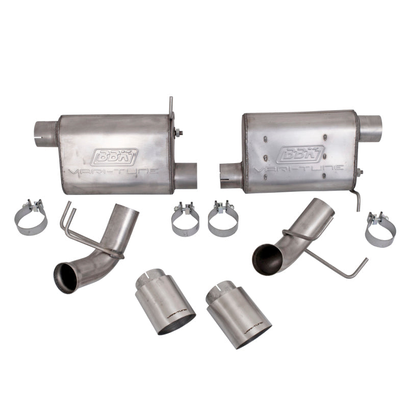 11-14 Ford Mustang V8 5.0L BBK 41015 Varitune Axle Back Exhaust Kit Stainless