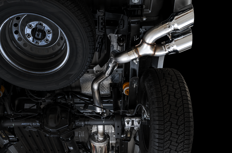 19-23 Ford Ranger AWE Tuning 3015-22072 0FG Performance Exhaust System w/ Chrome Silver Tips & Bash Guard