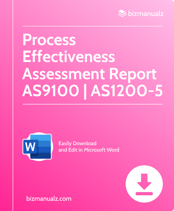 Process Effectiveness Assessment Report AS9100 | AS1200-5