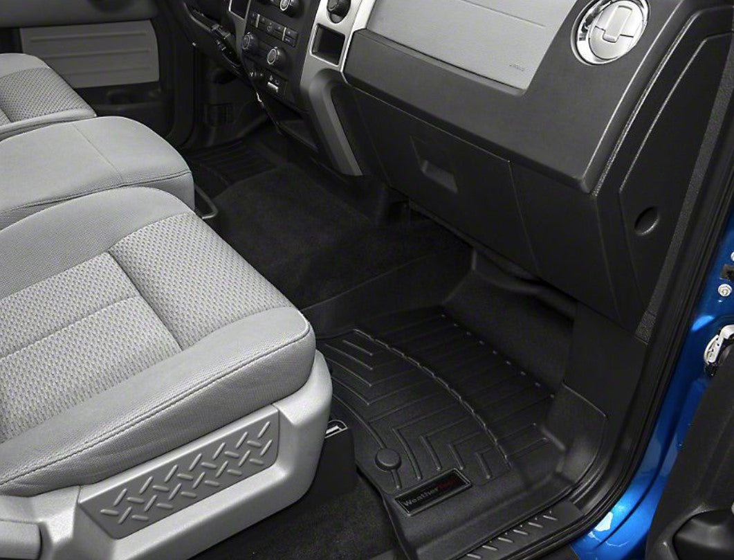 09-14 Ford F-150 Reg/SuperCrew WeatherTech 446111 (w/ Heating Vents) Front FloorLiners -Black