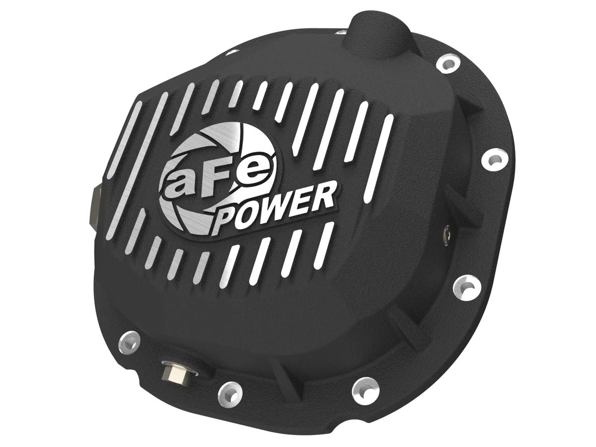 97-14 Ford F-150 / 11-14 Mustang GT 5.0L aFe 46-71410B 90-14 Ford F-150 Rear Differential Cover - Black Finish Machined Fins