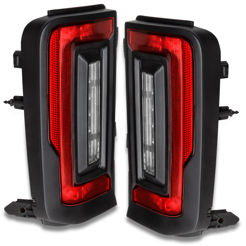 21-24 Bronco ORACLE Lighting 5892-504 Flush Style (Lensless) LED Tail Lights - Standard Red Lens