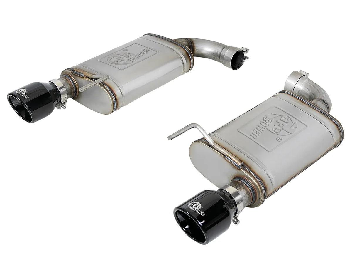 15-17 Ford Mustang GT 5.0L V8 aFe 49-43105-B MACH Force-Xp 2-1/2 IN 409 Stainless Steel Axle-Back Exhaust System