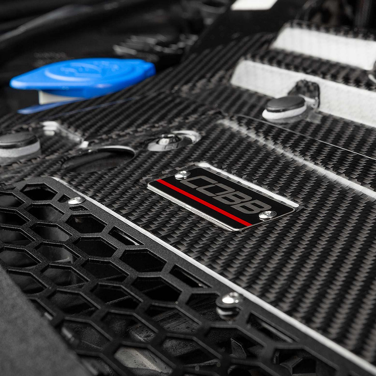 Cobb 4F3660 Redline Carbon Fiber Radiator Shroud for 21-24 F-150 2.7L / 21-23 3.5L F-150 & Raptor / 21-23 F-150 5.0L