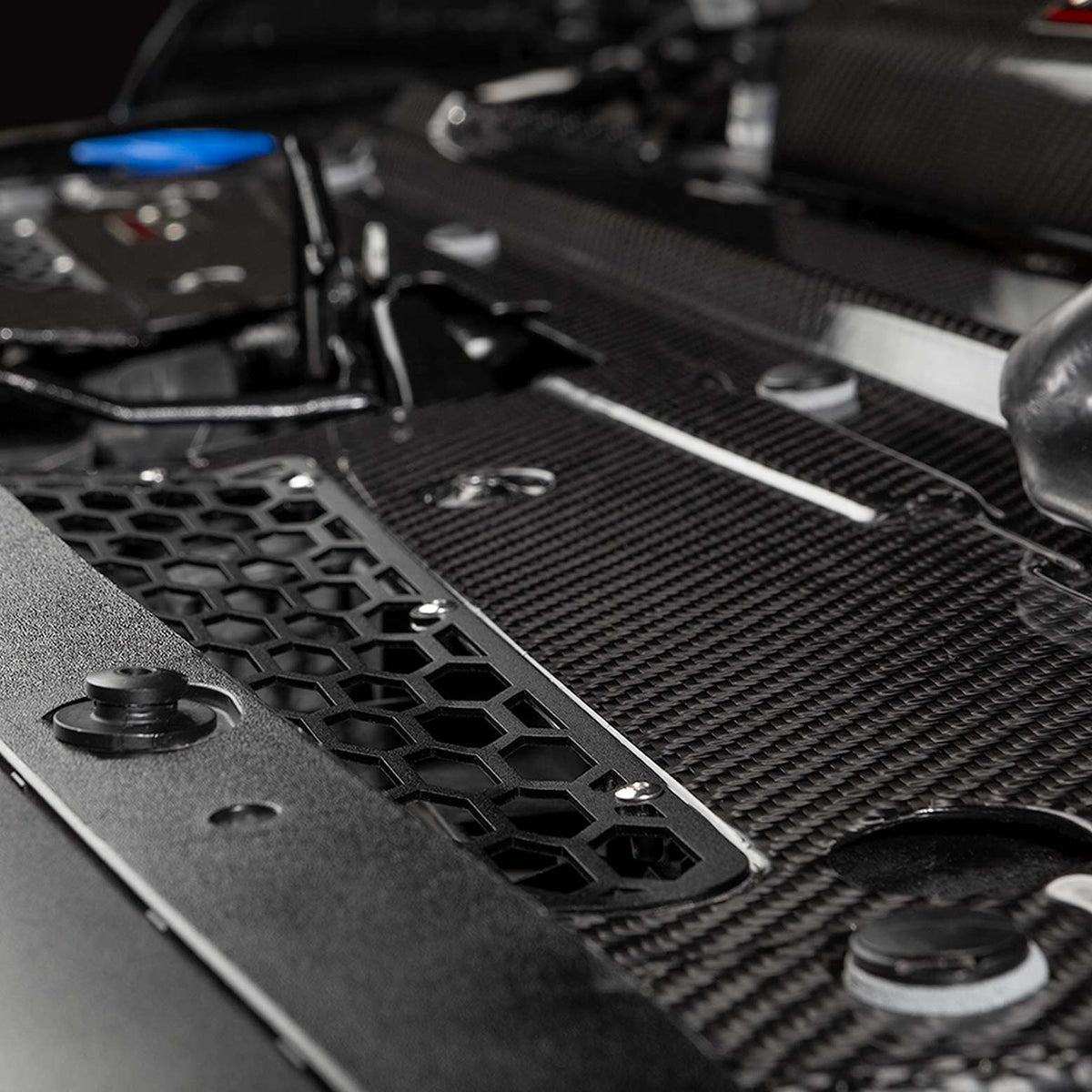 Cobb 4F3660 Redline Carbon Fiber Radiator Shroud for 21-24 F-150 2.7L / 21-23 3.5L F-150 & Raptor / 21-23 F-150 5.0L