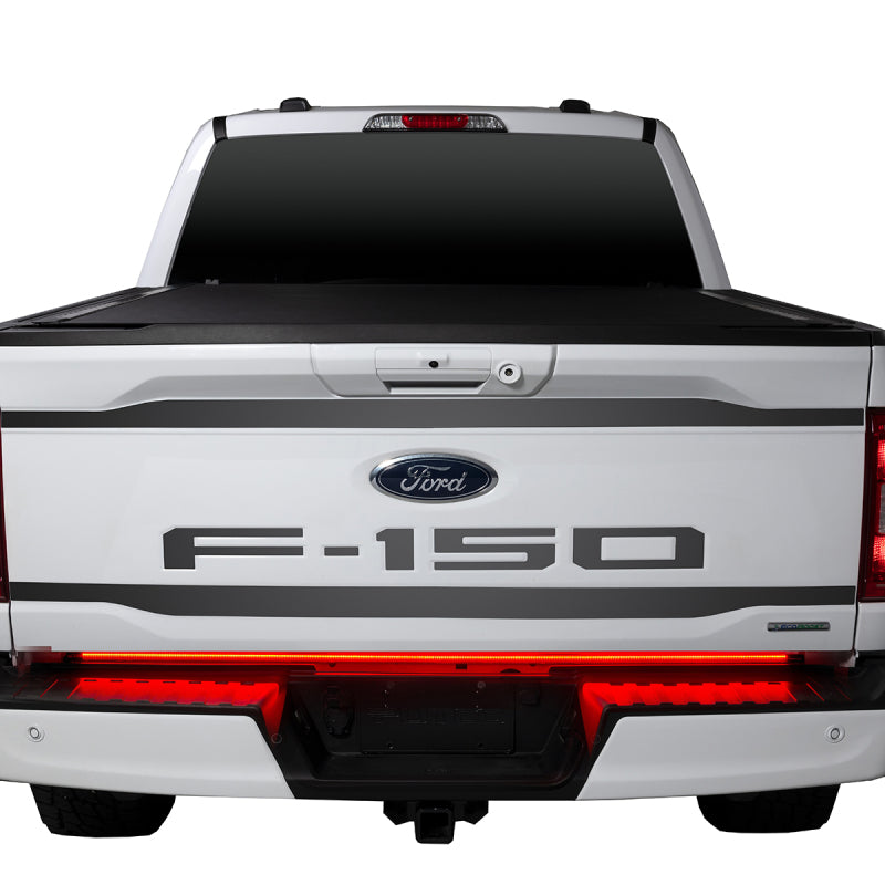 21-25 Ford F-150 Putco 9203060-17 60In Direct Fit Red Blade Kit Tailgate Bars w Factory LED Taillamps