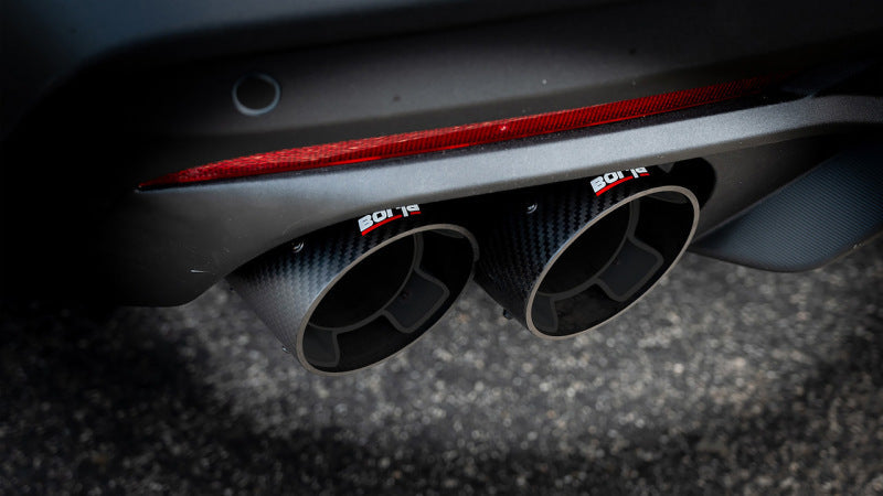 24+ Ford Mustang GT 5.0L V8 w/ Active Exhaust Borla 140962CFBA S-Type Cat-Back Exhaust System - Carbon Fiber