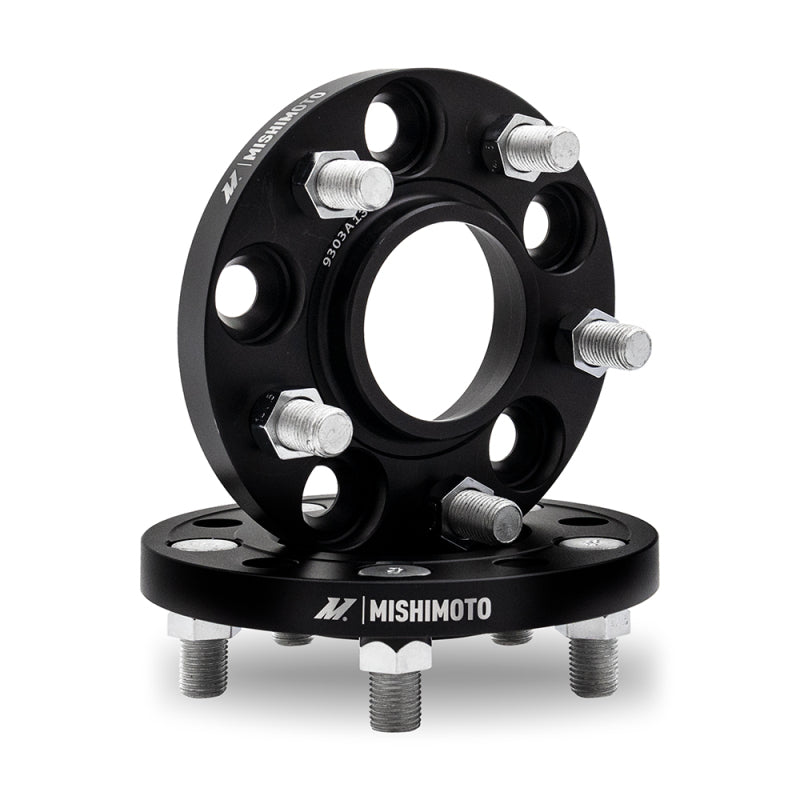 21-23 Ford Bronco Sport V6 1.5L & 2.0L / 16-18 Ford Focus 2.3L EB / 17-19 Ford Fusion V6 2.7L Mishimoto MMWS-006-300BK Wheel Spacers 5x108 - 63.3 - 30 - M12 - Black