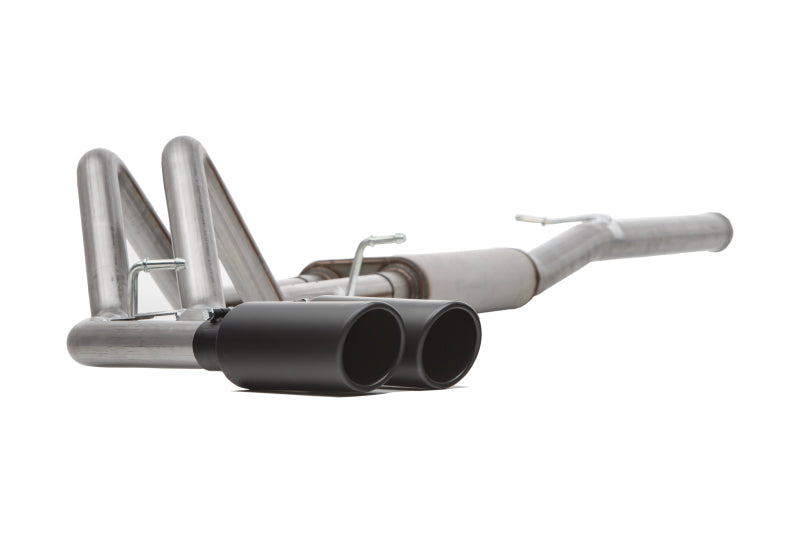 11-14 Ford F-150 Pickup 3.5L Crew Cab Gibson 69218B 2.5in Cat-Back Dual Sport Exhaust - Black Elite
