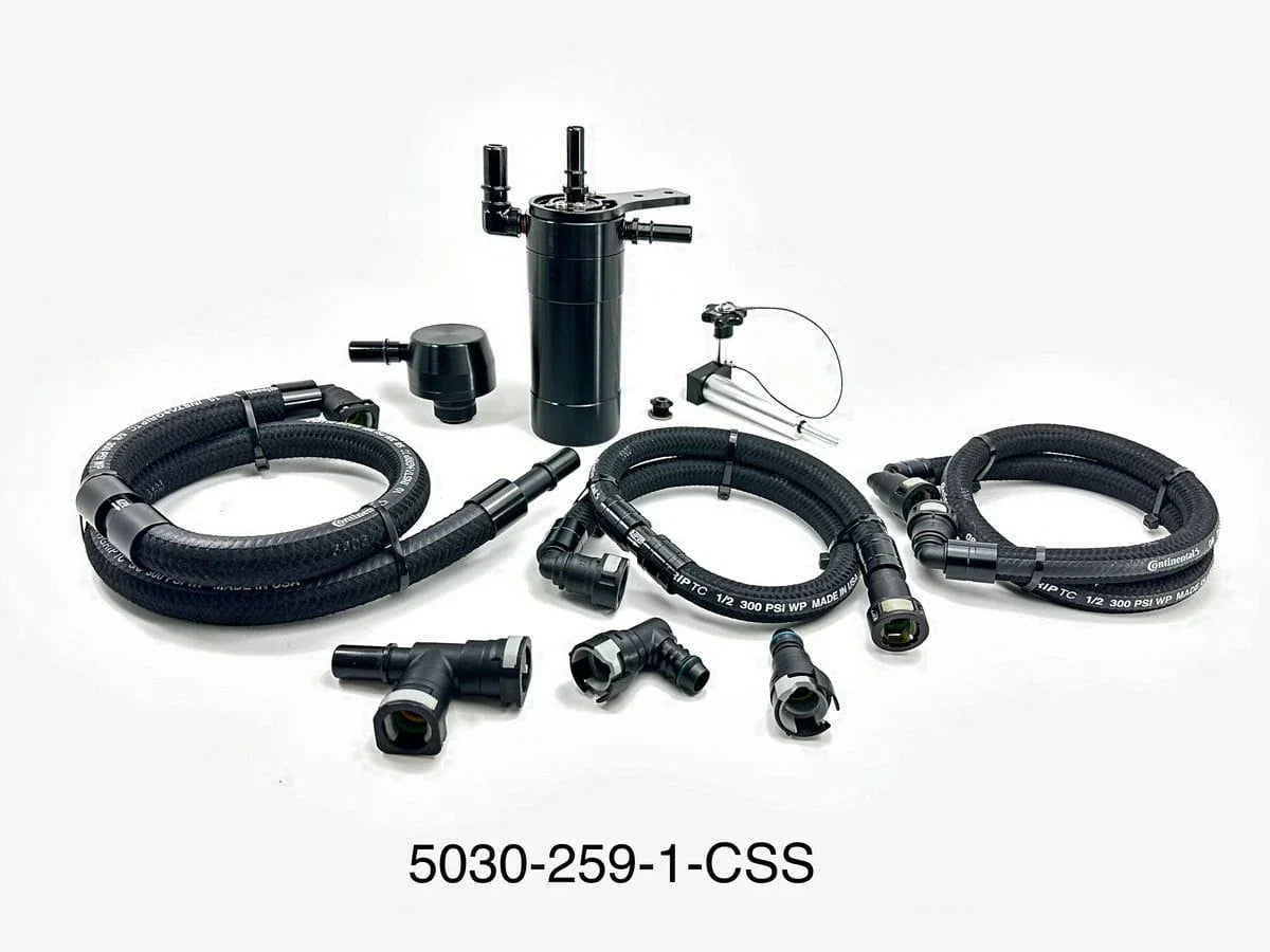 UPR 2019-2022 Ranger 2.3L I4 Ecoboost Dual Valve Catch Can with Clean Side Separator