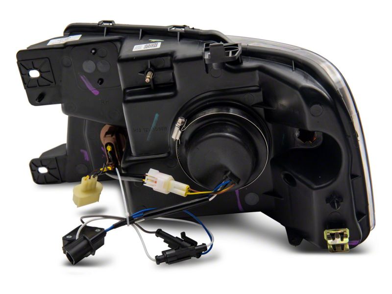 04-08 Ford F-150 Raxiom T566364 Axial Series Projector Headlights w/ SEQL LED Bar- Blk Housing (Clear Lens)