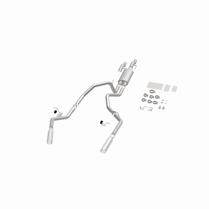 11-14 Ford F-150 V6 3.7L / V8 5.0L & 6.2L Magnaflow 15460 3in SS Dual Split Rear Exit Cat Back Exhaust
