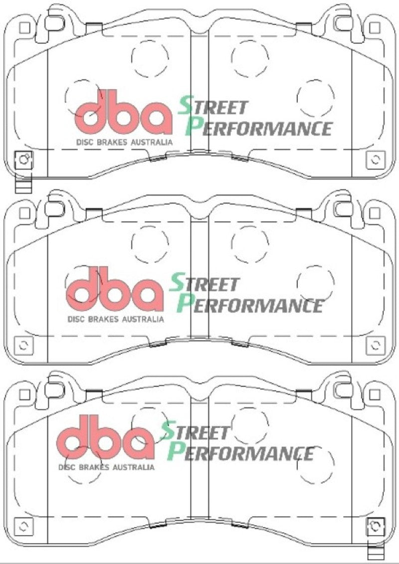 08/14-01/19 Ford Mustang GT 5.0L DBA DB9021SP Front Street Performance Brake Pads