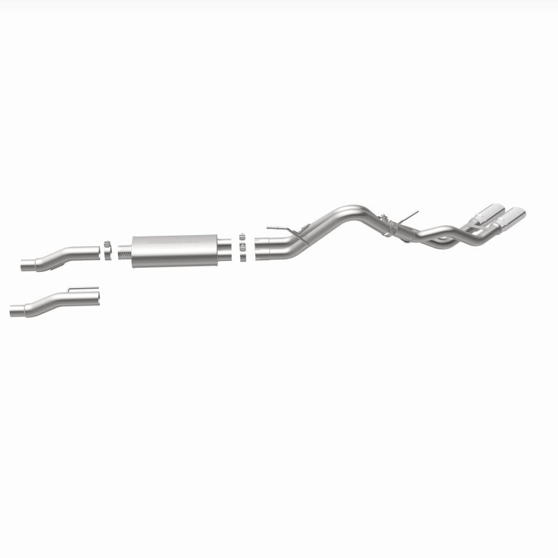 11-14 Ford F-150 V6 3.7L / V8 5.0L & 6.2L MagnaFlow 15461 Catback Exhaust Dual Same Side Exit w/ 3.5in SS Tips