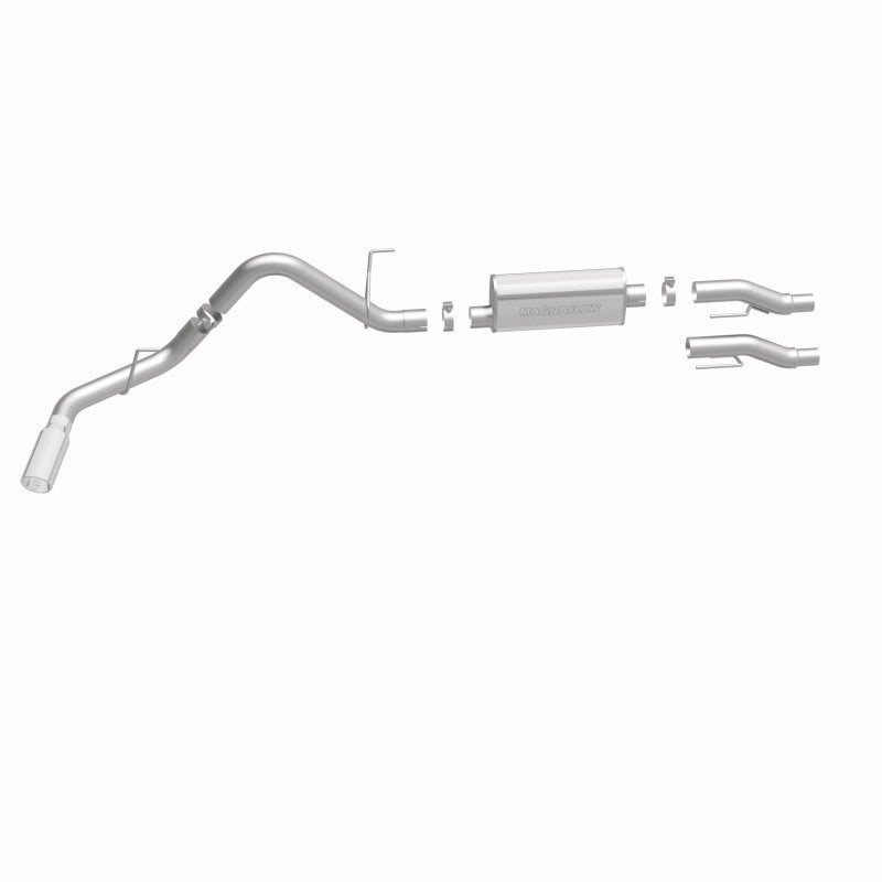 11-14 Ford F-150 V6 3.7L / V8 5.0L & 6.2L MagnaFlow 15000 2.5in SS Catback Exhaust Single Rear Side Exit