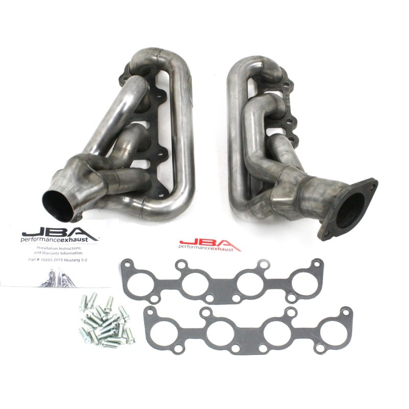 15-22 Ford Mustang 5.0L Coyote JBA 1689S 1-3/4in Primary Raw 409SS Cat4Ward Header