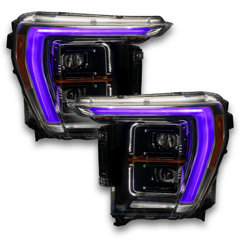 21-22 Ford F-150 Oracle 1460-504 RGB+W Headlight DRL Upgrade Kit ColorSHIFT® - w/ Simple Controller