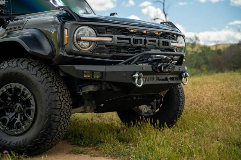 22-26 Ford Bronco Raptor DV8 Offroad FBFR-01 Spec Series Winch Front Bumper