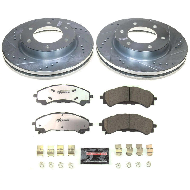 21-24 Ford Bronco / 19-24 Ford Ranger PowerStop K8413-36 Z36 Truck & Tow Front Brake Kit