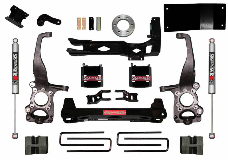15-20 Ford F-150 Skyjacker F1560BKM 6 in. Front Spacer Kit with M95 Shocks