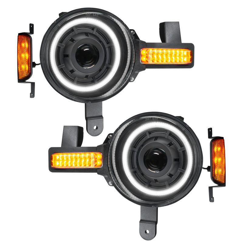 21-24 Ford Bronco Oracle 5886-001 Oculus™ Bi-LED Projector Headlights - White