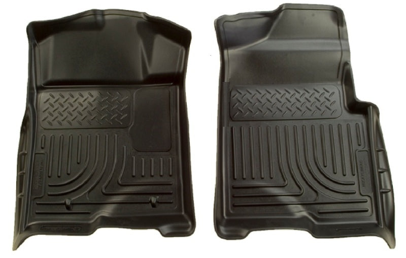 09-14 Ford F-150 Husky Liners 18331 WeatherBeater Black Front Floor Liners
