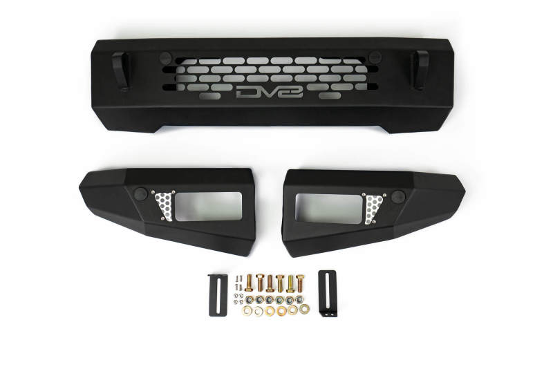 21-24 Ford Bronco V6 2.3L & 2.7L DV8 Offroad FBBR-03 Bumper Accommodates 20in Dual Row Light Bar & (4) 3in Pod Light Mount