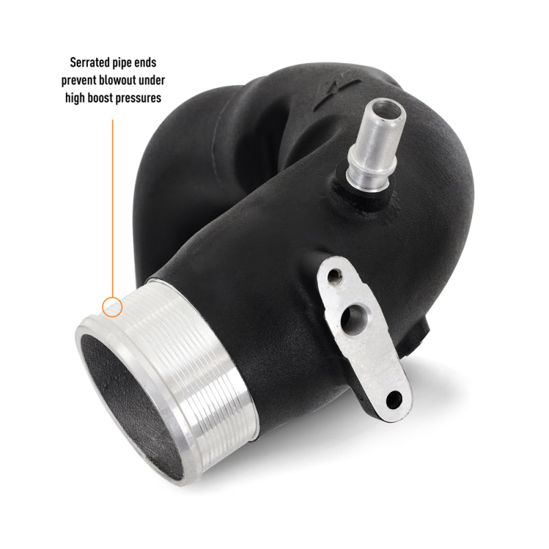 21-23 Ford Bronco 2.7L EcoBoost Mishimoto MMICP-BR27-21MWBK Intercooler Pipe Kit Micro Wrinkle Black