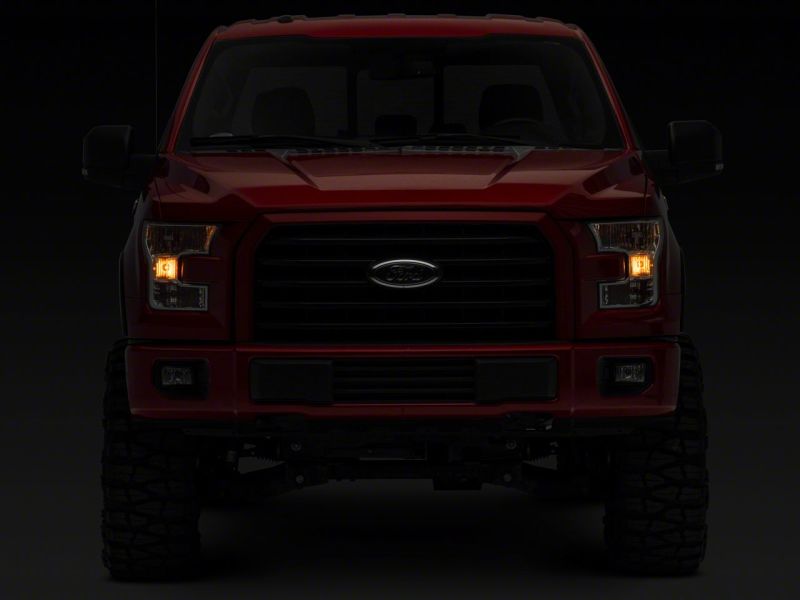 15-17 Ford F-150 Raxiom T551345 Axial OEM Style Rep Headlights - Chrome Housing (Clear Lens)