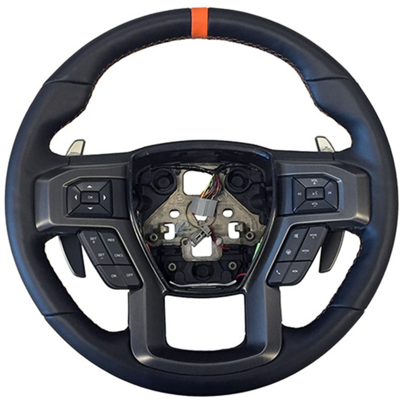 15-18 Ford F-150 / 17-18 Ford Raptor Ford Racing Performance M-3600-F15ROR Performance Steering Wheel Kit - Orange Sightline