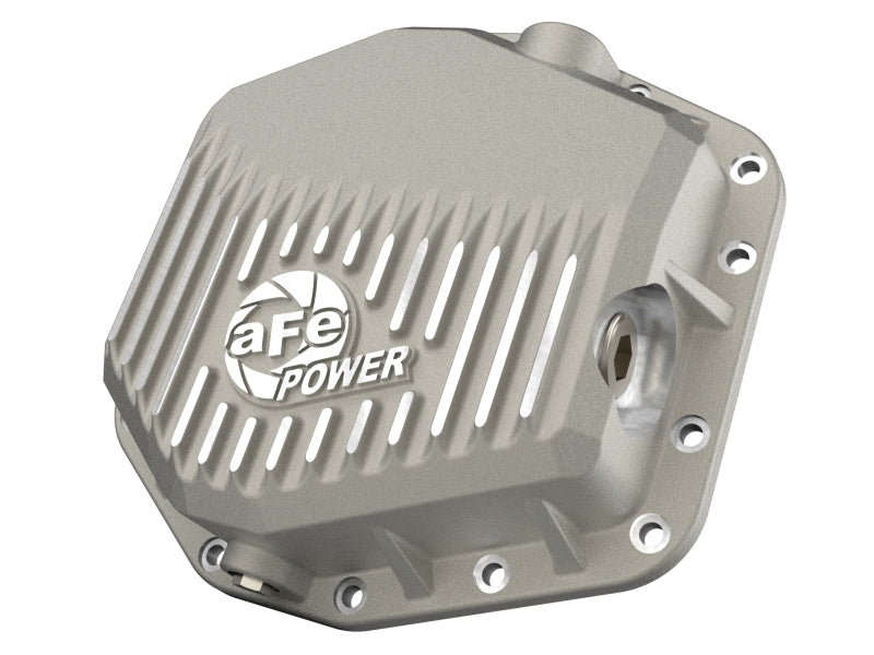22-26 Ford Bronco Raptor V6 3.0L aFe 46-71460A POWER Street Series Rear Differential Cover Raw w/ Machined Fins