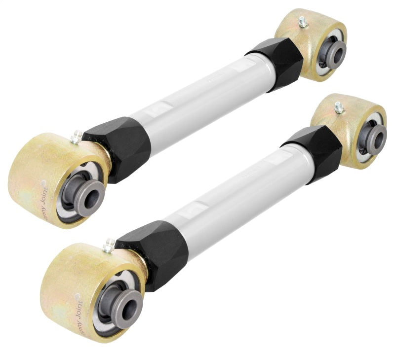 21+ Ford Bronco RockJock RJ-182501-101 RockNut - Billet Aluminum Johnny Joint Rear Upper Control Arm Set Double Adjustable 4X4