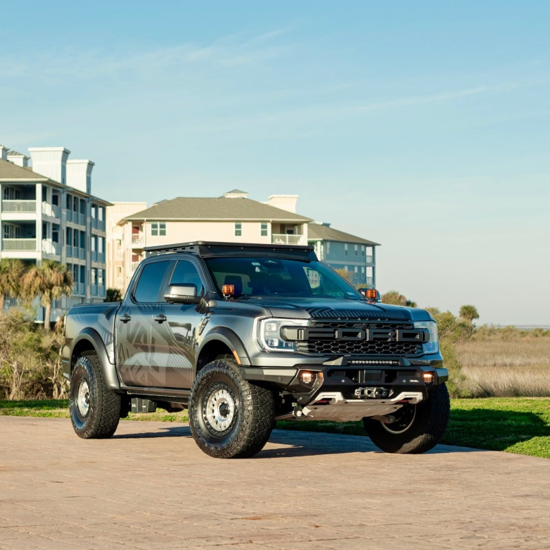 24-26 Ford Ranger Raptor 3.0L EB RIVAL 2D.1813.1.US Front Aluminum Bumper w/ Winch Mount and Recovery Points