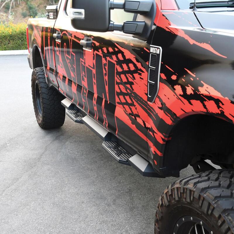 15-25 Ford F-150 SuperCrew Westin 56-23945 HDX Xtreme Nerf Step Bars - Textured Black