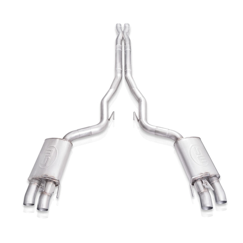 15-20 Ford Mustang Shelby GT350 Stainless Works GT350CBXPCL Legend Performance Connect X-Pipe Catback Exhaust w/Valves