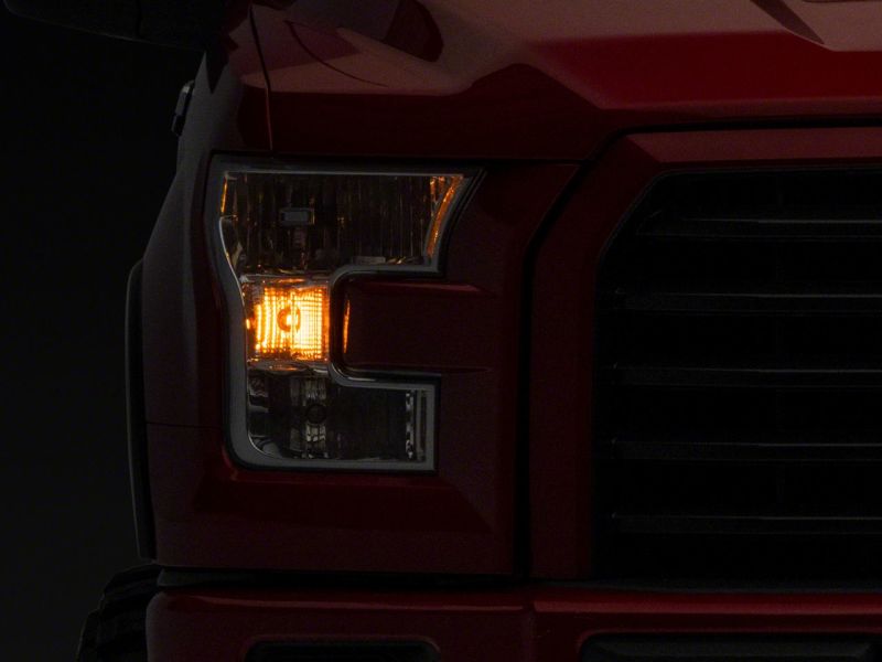 15-17 Ford F-150 Raxiom T551345 Axial OEM Style Rep Headlights - Chrome Housing (Clear Lens)