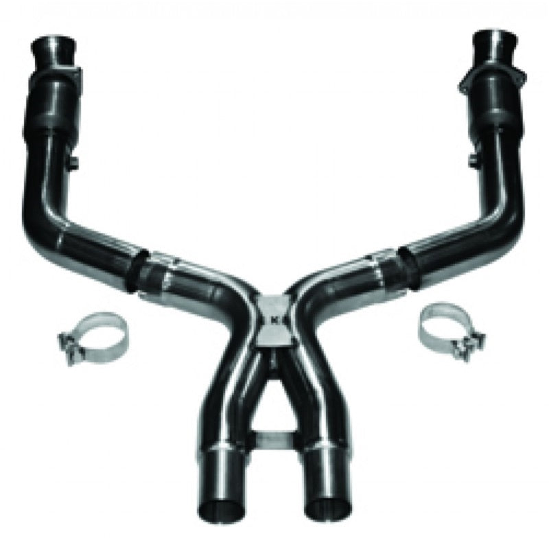 11-14 Ford Mustang 5.0L Kooks 11413200 3" x 2-3/4"(OEM) SS Catted X-Pipe.