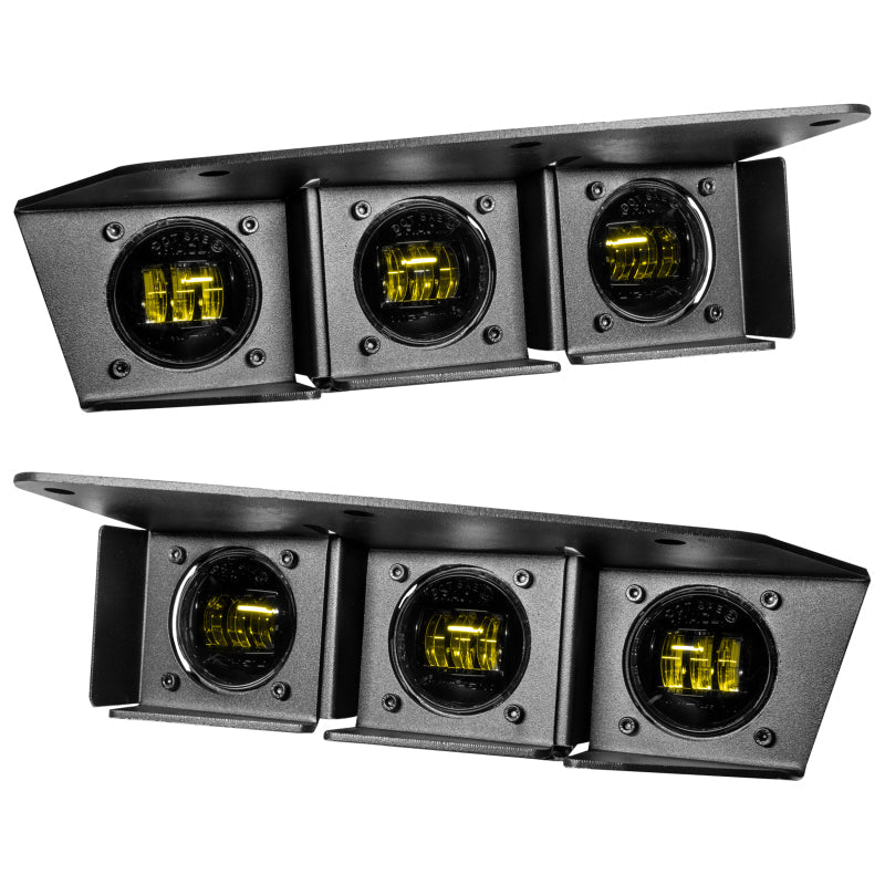 21-25 Bronco ORACLE Lighting 5890-006 Triple LED Fog Light Kit for Steel Bumper - Yellow