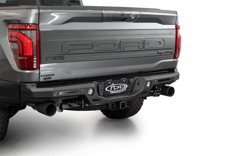 21-24 Ford F-150 Raptor Addictive Desert Designs R210121090103 Rock Fighter Rear Bumper