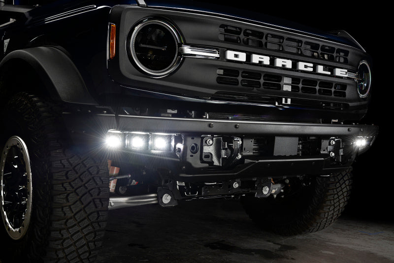 21-25 Bronco ORACLE Lighting 5890-001 Triple LED Fog Light Kit for Steel Bumper - White